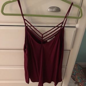 Maroon Express Tank Top Worn Once